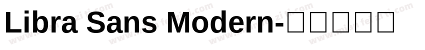 Libra Sans Modern字体转换